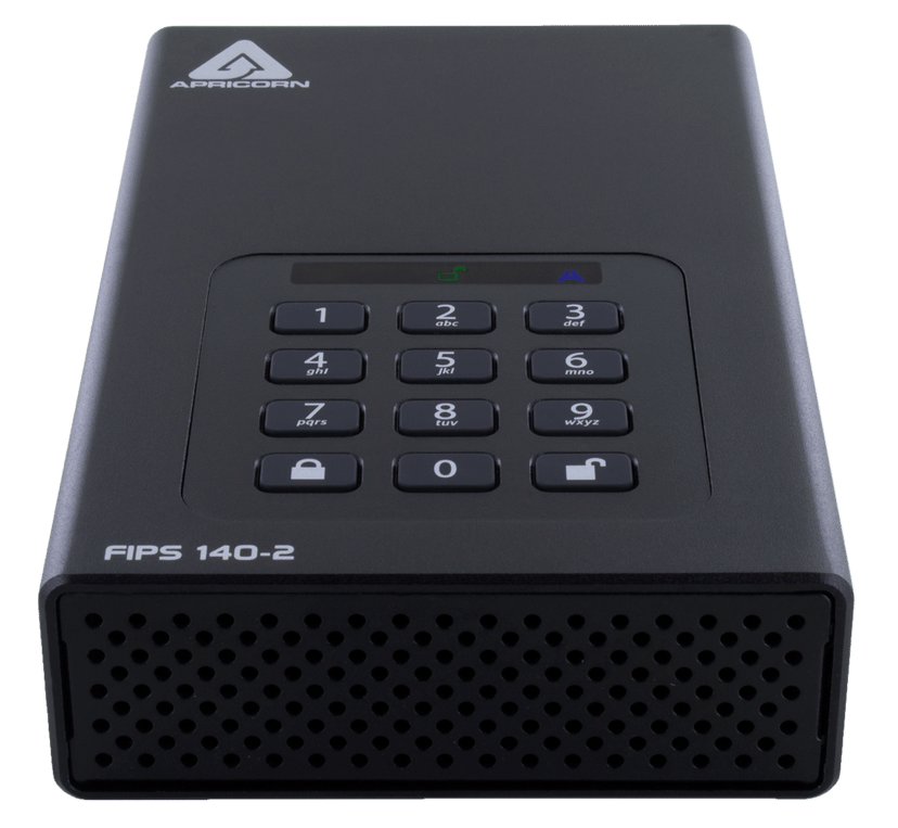 Apricorn AEGIS Padlock DT 6TB Desktop Drive 256-BIT FIPS Zwart