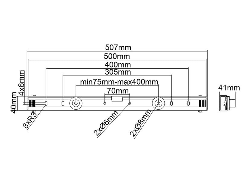 Multibrackets M Universal Wallmount Small