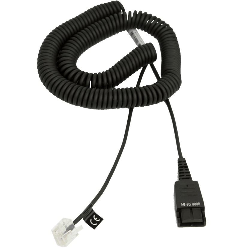 Jabra Headset cable Zwart Kabel
