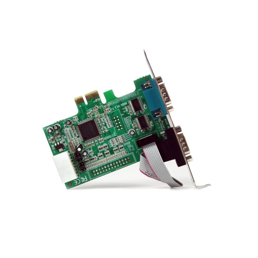 Startech 2 Port Native PCI Express RS232 Serial Adapter Card with 16550 UART