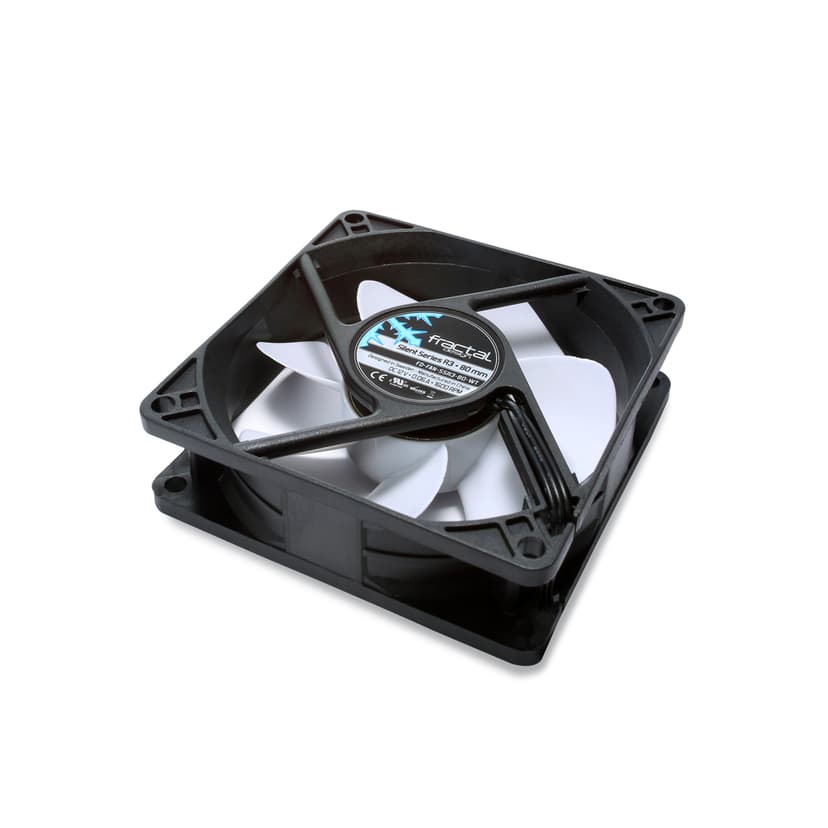 Fractal Design Silent Series R3 80MM Vifte Hvit, Sort