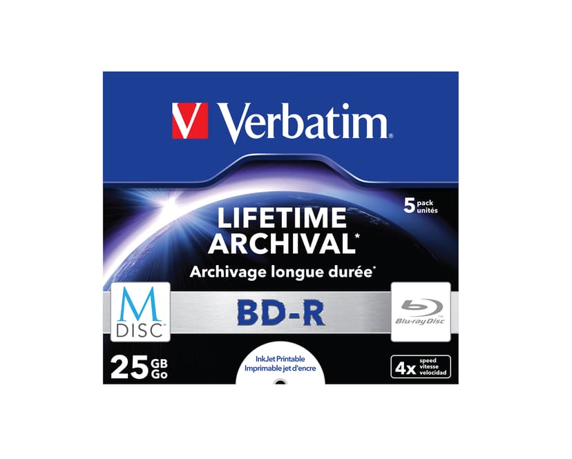 Verbatim M-Disc BD-R 25GB 5pc(s)