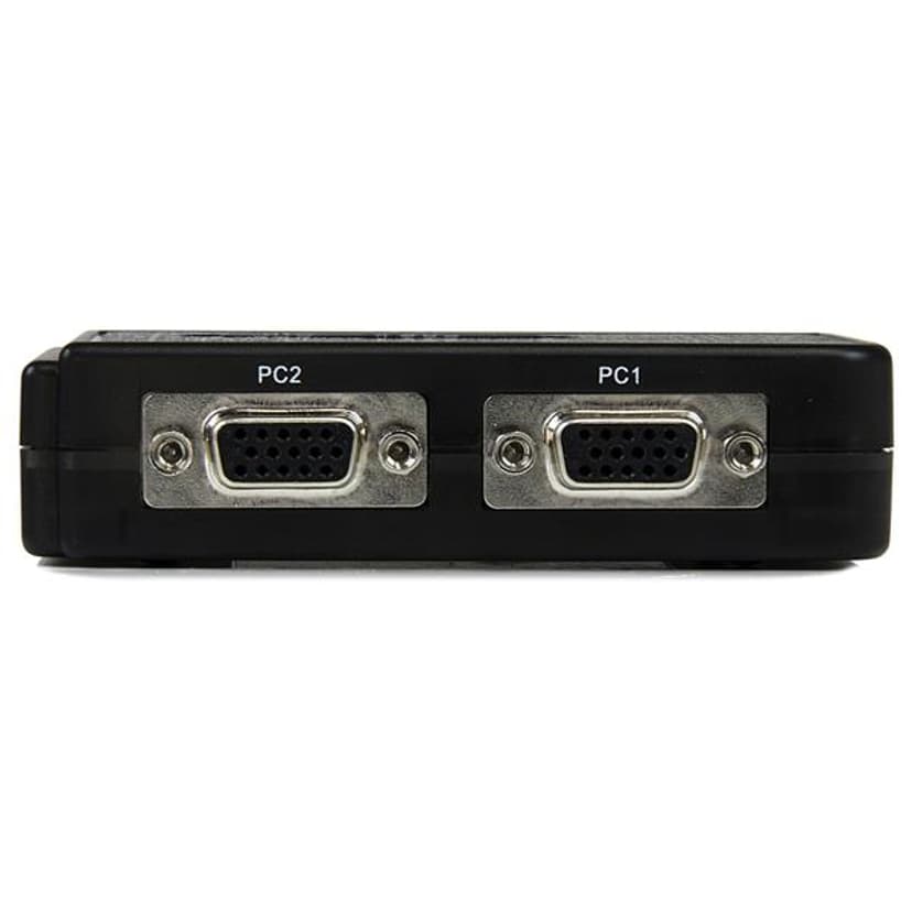 Startech 2-poort USB KVM-switch Zwart met Audio en Bekabeling