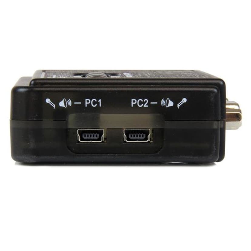 Startech 2-poort USB KVM-switch Zwart met Audio en Bekabeling