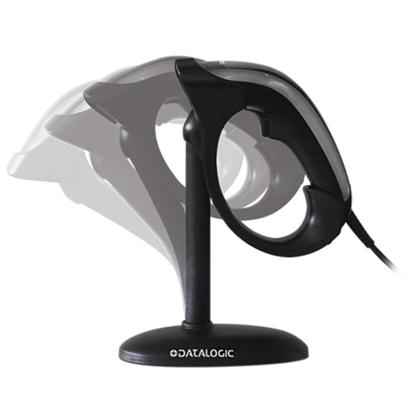 Datalogic Heron HD 3430 2D USB-Kit Svart Inkl Stativ