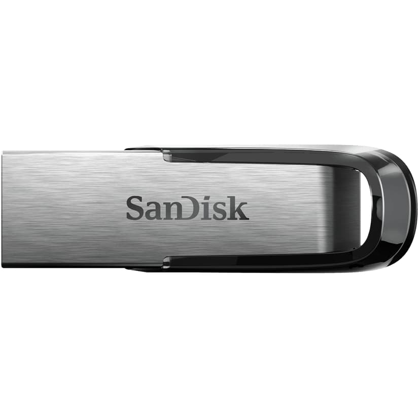 SanDisk Ultra Flair 32GB USB-A Svart, Rustfritt stål