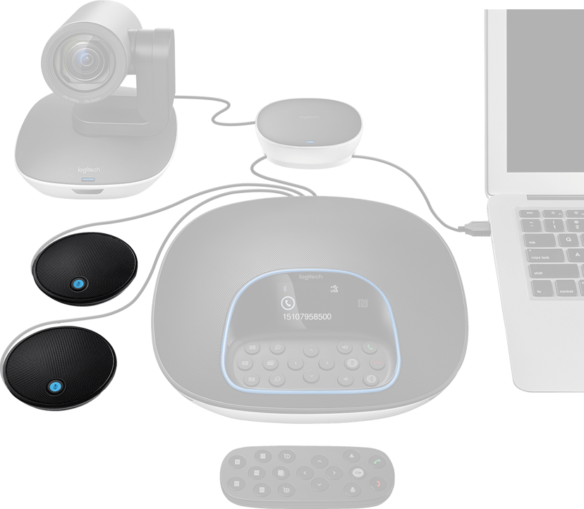 Logitech Group laajennusmikrofonit 2-pakkaus