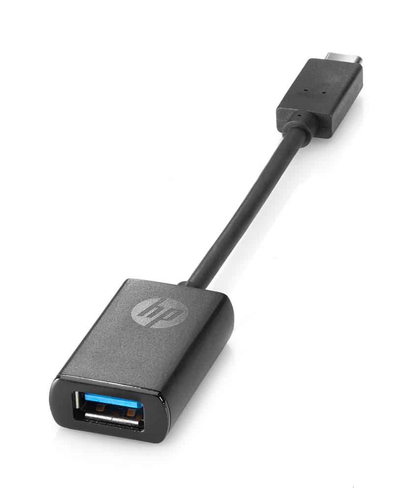 HP USB-Adapter 0.141m USB-C USB 3.0 Sort