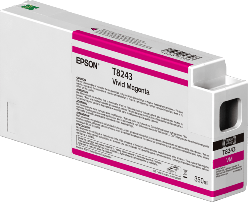 Epson Bläck Vivid Magenta 350ml - P6/7/8/9000