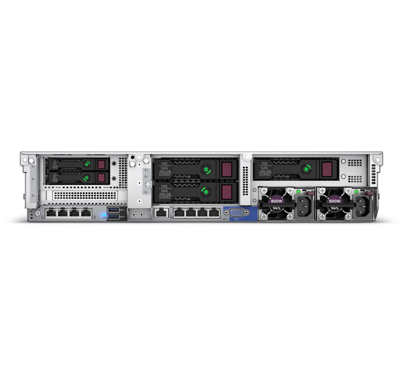 HPE ProLiant DL380 Gen10 2x240GB + Extra PSU + Extra RAM