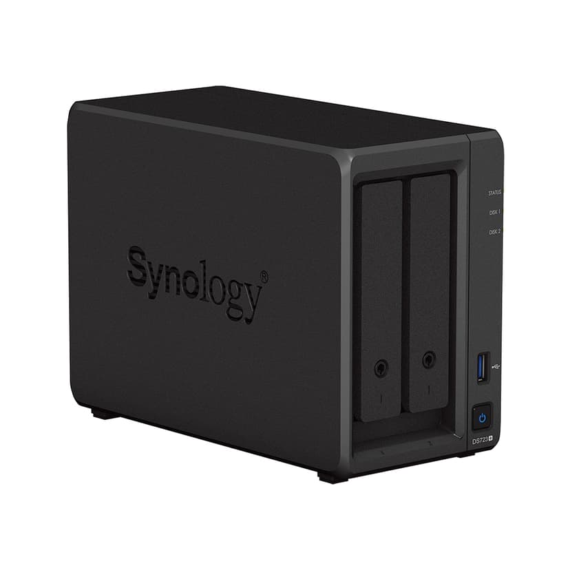 Synology DS723+ with 2 pre-installed 8TB harddrives (16TB)