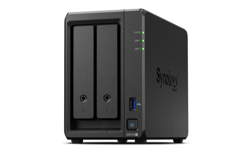 Synology DS723+ with 2 pre-installed 8TB harddrives (16TB)
