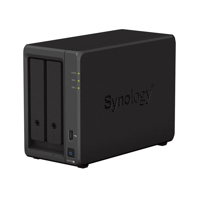 Synology DS723+ with 2 pre-installed 8TB harddrives (16TB)
