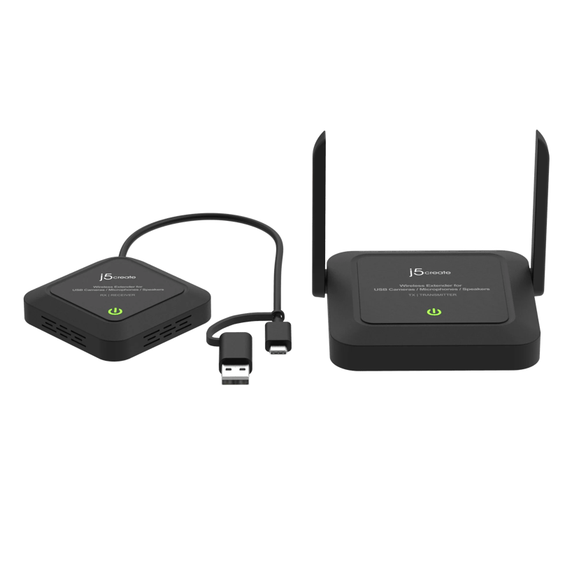 J5 Create JVAW120-N Trådlös extender för USB™-kameror/mikrofoner/högtalare
