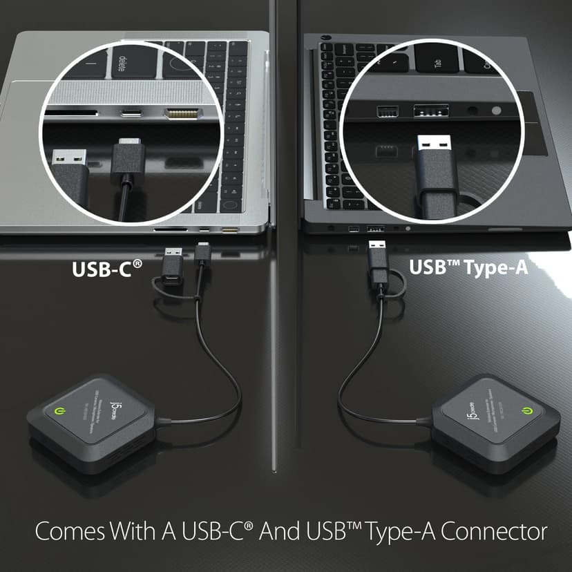 J5 Create JVW120-N Trådløs forlenger for USB™-kameraer / -mikrofoner / -høyttalere