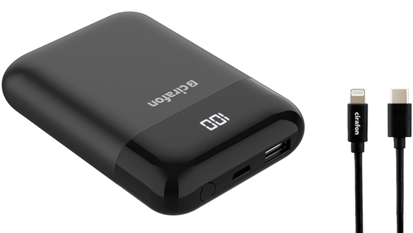 Cirafon Powerbank Premium  for Iphone 10000Mah Pd3.0 10000mAh Musta
