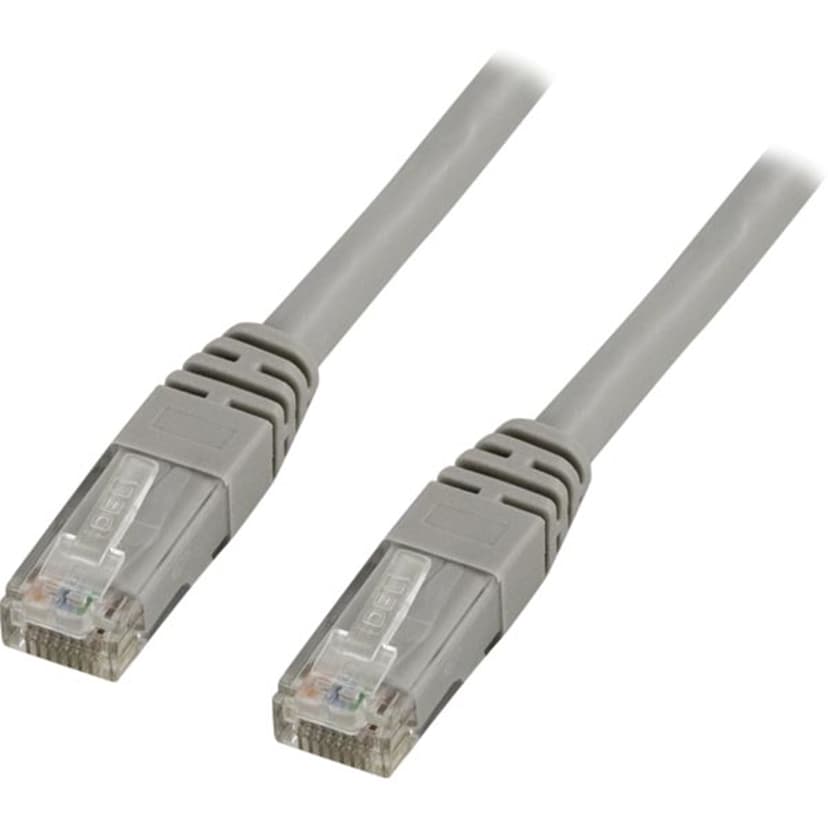 Deltaco Patchkabel RJ-45 Cat 6 2m Grå
