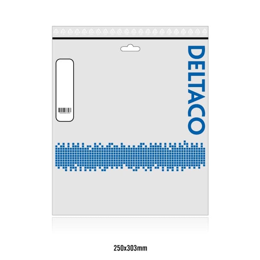Deltaco Patchkabel RJ-45 Cat 6 2m Grå