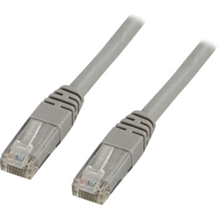 Deltaco Patchkabel RJ-45 2m Grå