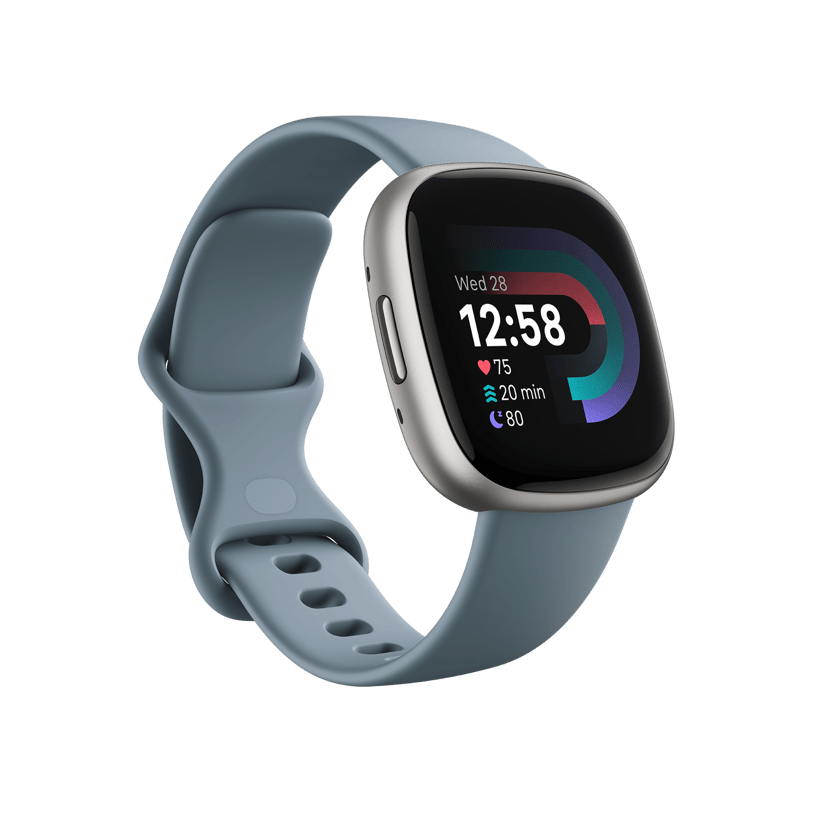 Fitbit Versa 4 Waterfall Blue/Platinum Platimun