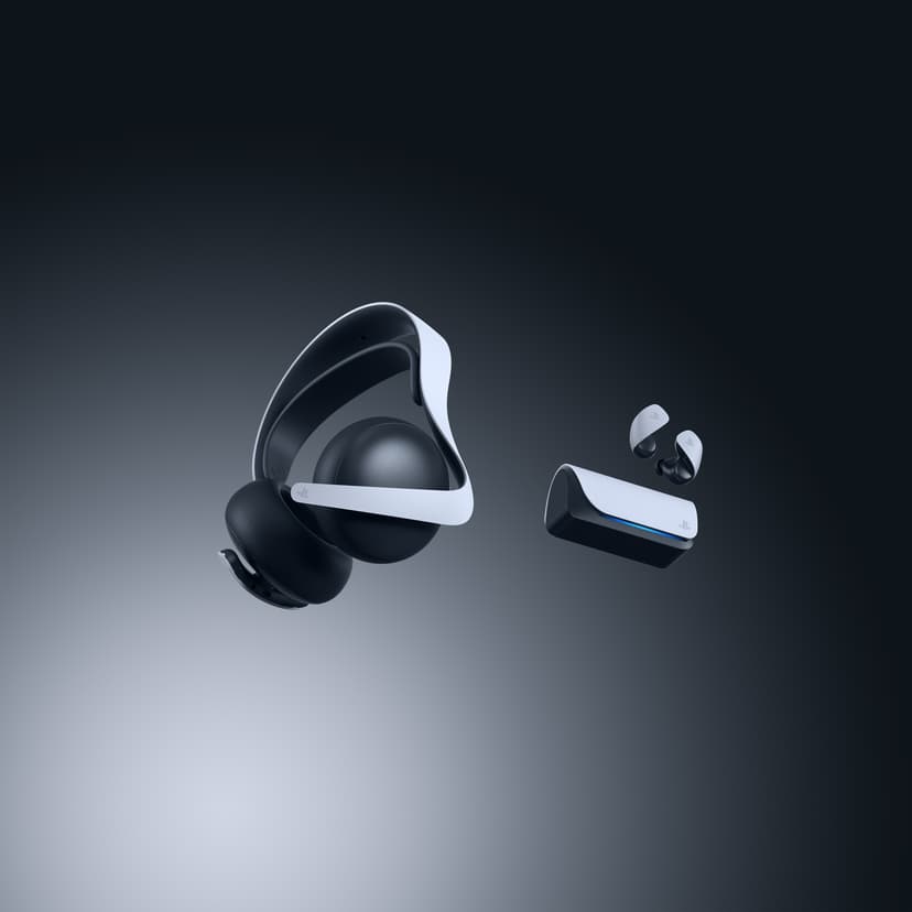 Sony PULSE 3D USB Type-C Musta, Valkoinen