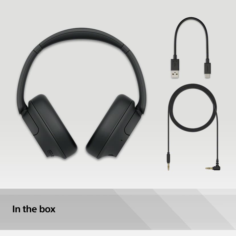 Sony WH-CH720N Wireless Headphones USB Type-C Sort