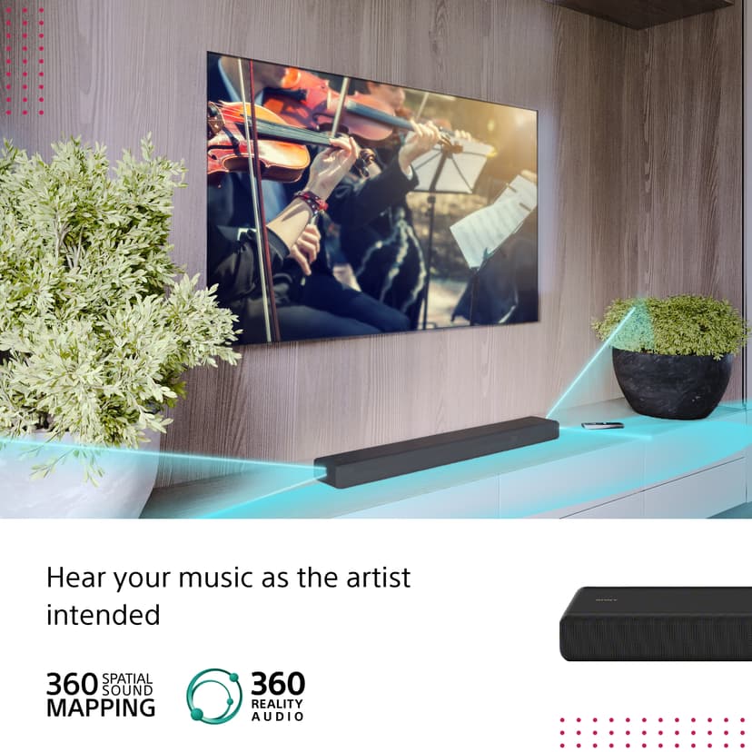 Sony HT-A3000 3.1 Soundbar Svart