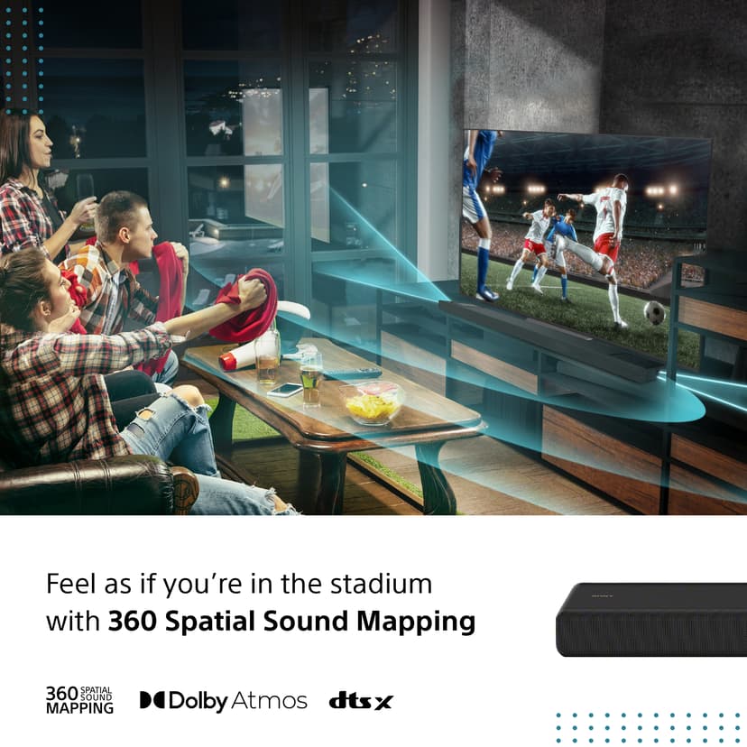 Sony HT-A3000 3.1 Soundbar Svart