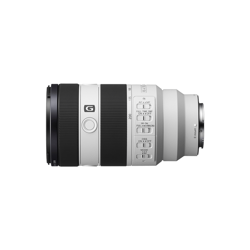 Sony FE 70-200mm F4 Macro G OSS Ⅱ MILC/SLR Telefoto zoomobjektiv Sort, Hvid