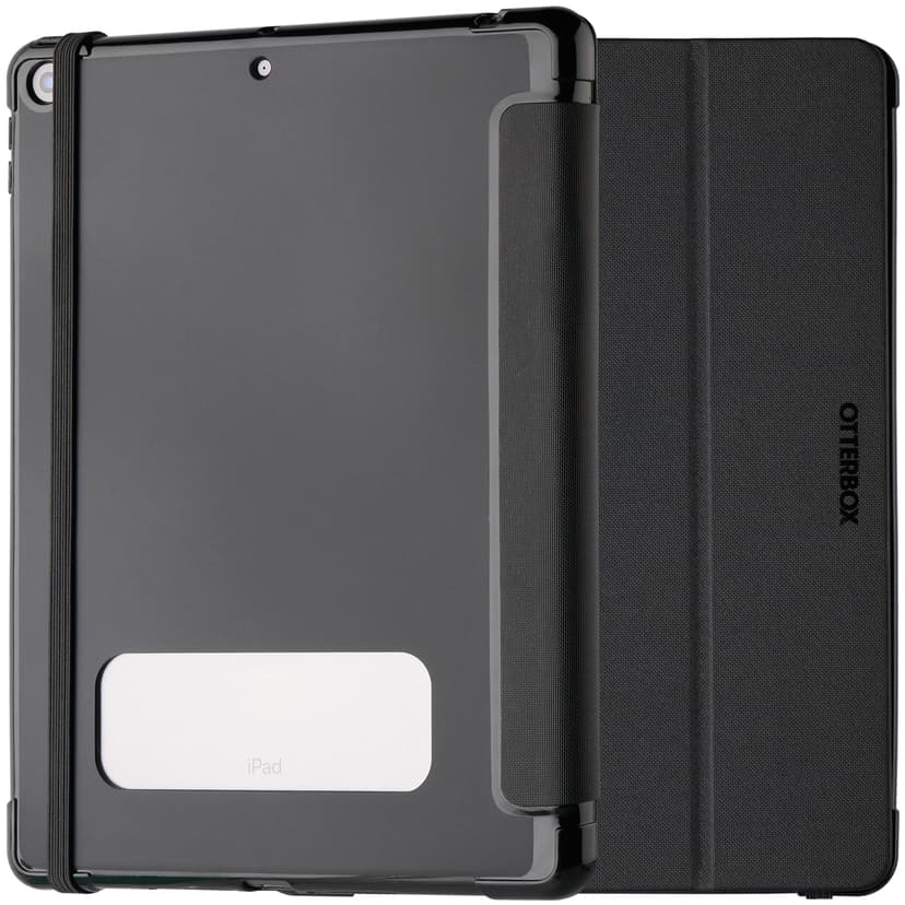 Otterbox React Folio iPad 10.2" 7th gen, iPad 10.2" 8th gen, iPad 10.2" 9th gen Musta
