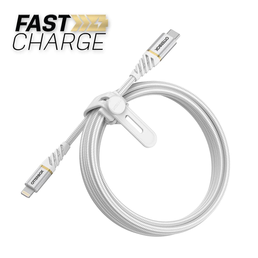Otterbox Premium USB-C to Lightning cable 2m Hvit