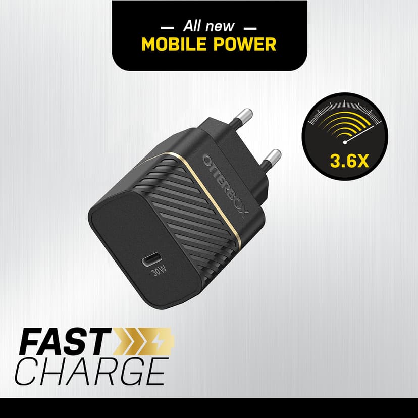 Otterbox Wall Charger 30W Zwart
