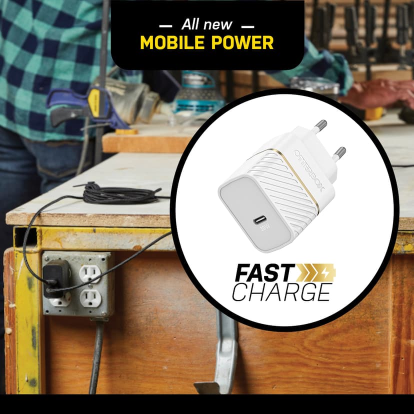 Otterbox Wall Charger 30W Wit
