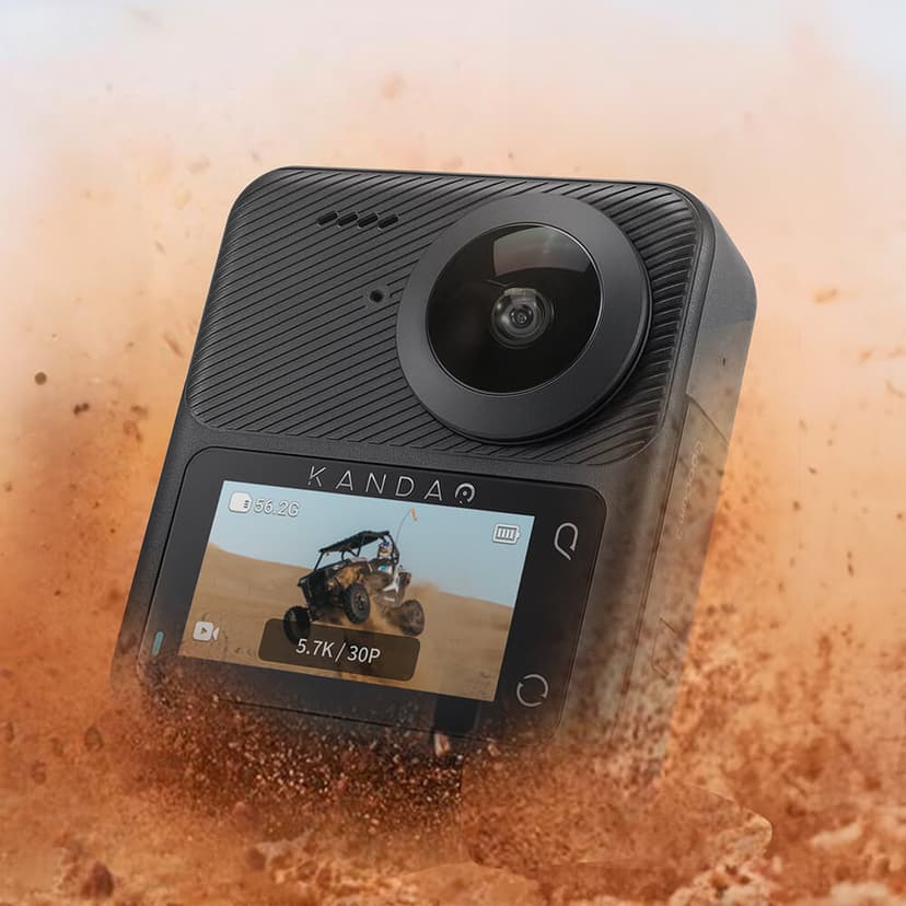 Kandao QooCam 3 Motorcycle Bundle - 360-kamera
