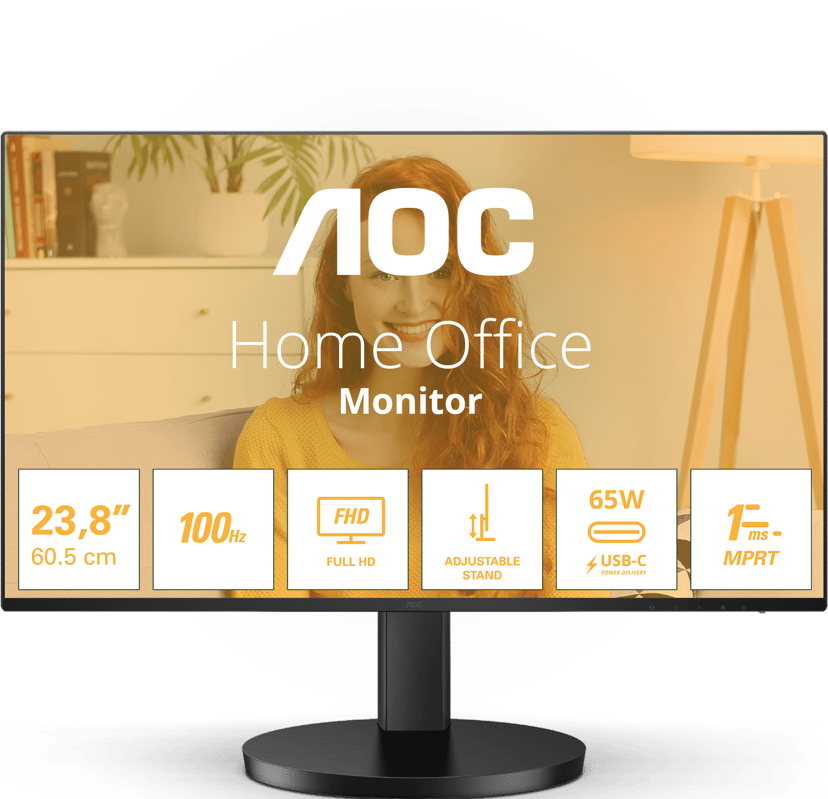 AOC B3 24B3CF2 23.8" 1920 × 1080pixels IPS 16:9 100Hz
