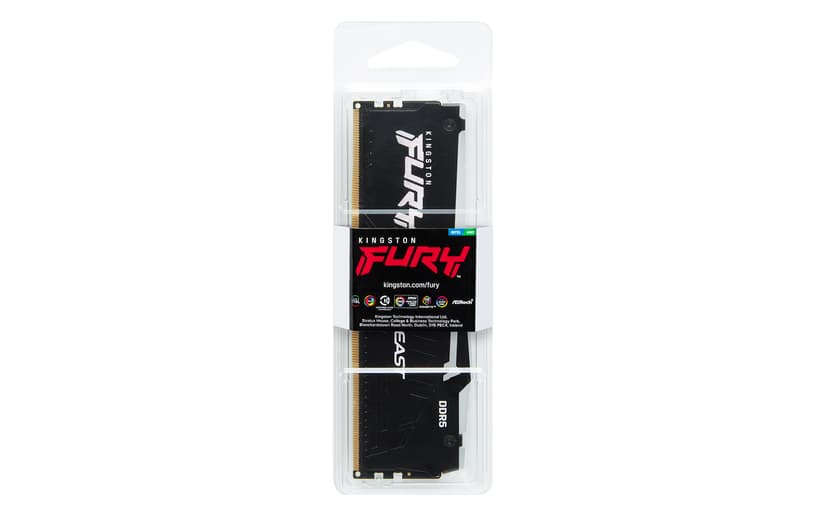 Kingston Fury Beast RGB XMP/EXPO 16GB 6000MT/s DDR5 288-pin DIMM