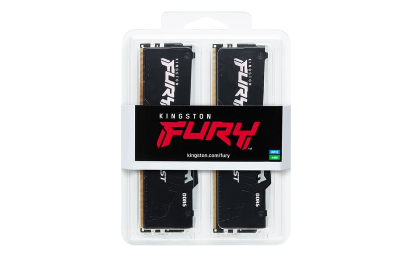 Kingston FURY Beast RGB 64GB 6000MT/s DDR5 288-pin DIMM