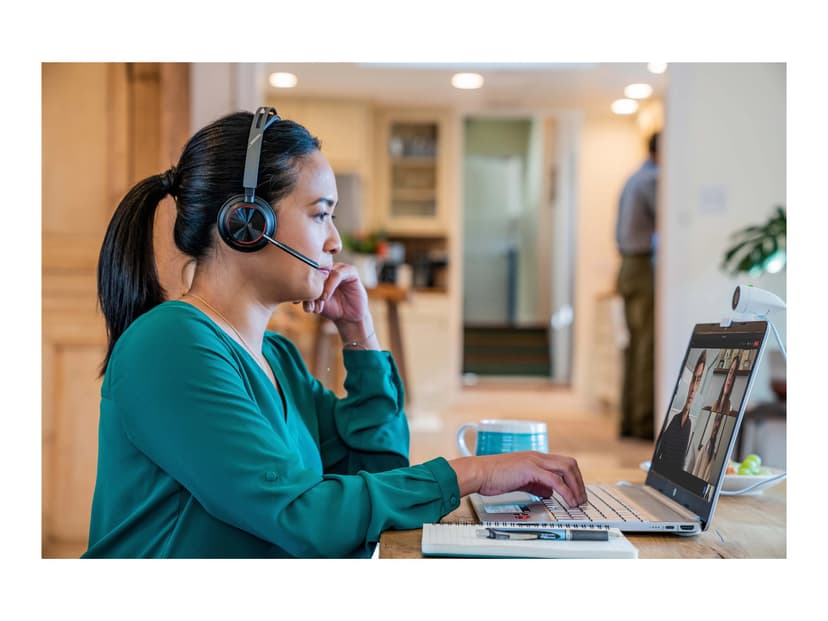 HP Poly Voyager Focus 2 USB Type-A Svart Microsoft