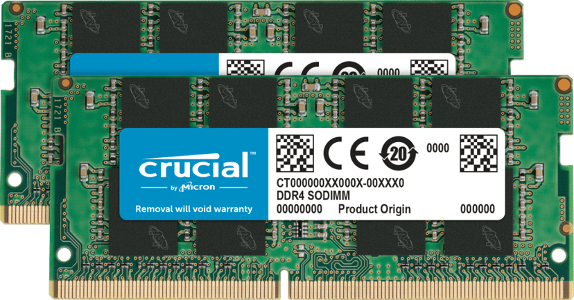 Crucial CT2K16G4SFRA32A geheugenmodule 32 GB 2 x 16 GB DDR4 3200 MHz 32GB 3200MHz DDR4