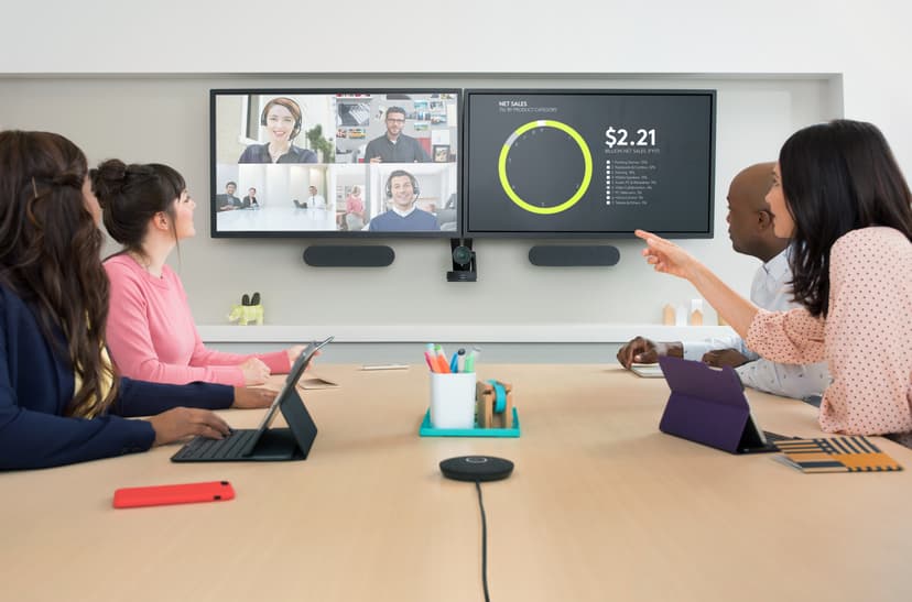 Logitech Rally Webcam USB Business Black - (Kuppvare klasse 2)