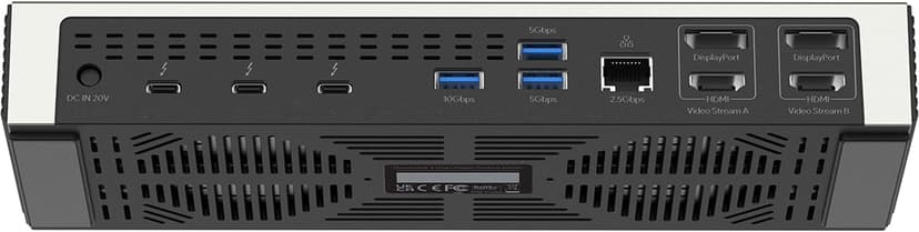 Prokord Workplace Dockningsstation Thunderbolt 4 + Displaylink 100W Thunderbolt 4