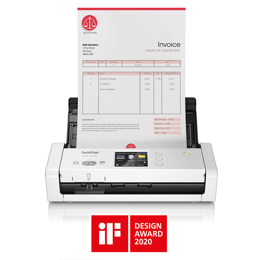 Brother ADS-1700W Document Scanner