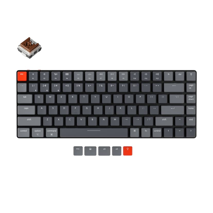 Keychron K3 RGB v2 Keychron LP Brown Keychron Optical Brown Pohjoismainen