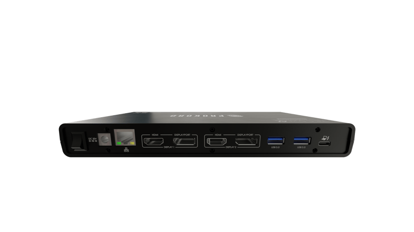 Prokord Workplace Charging Dockingsstation USB-C 5K Dual Monitor 65W USB 3.2 Gen 1 (3.1 Gen 1) Type-C