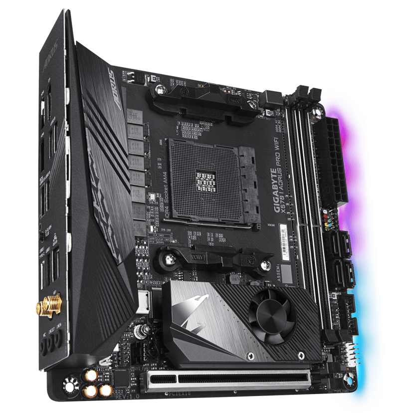 Gigabyte X570 I Aorus Pro WiFi S-AM4 Mini-ITX Socket AM4 mini ITX