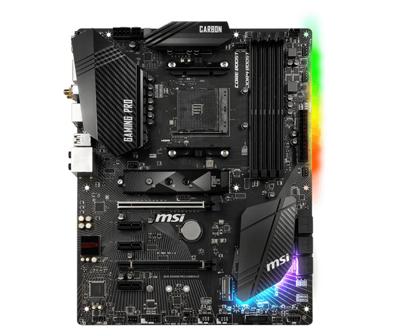 MSI B450 Gaming Pro Carbon AC AM4 ATX Emolevyt
