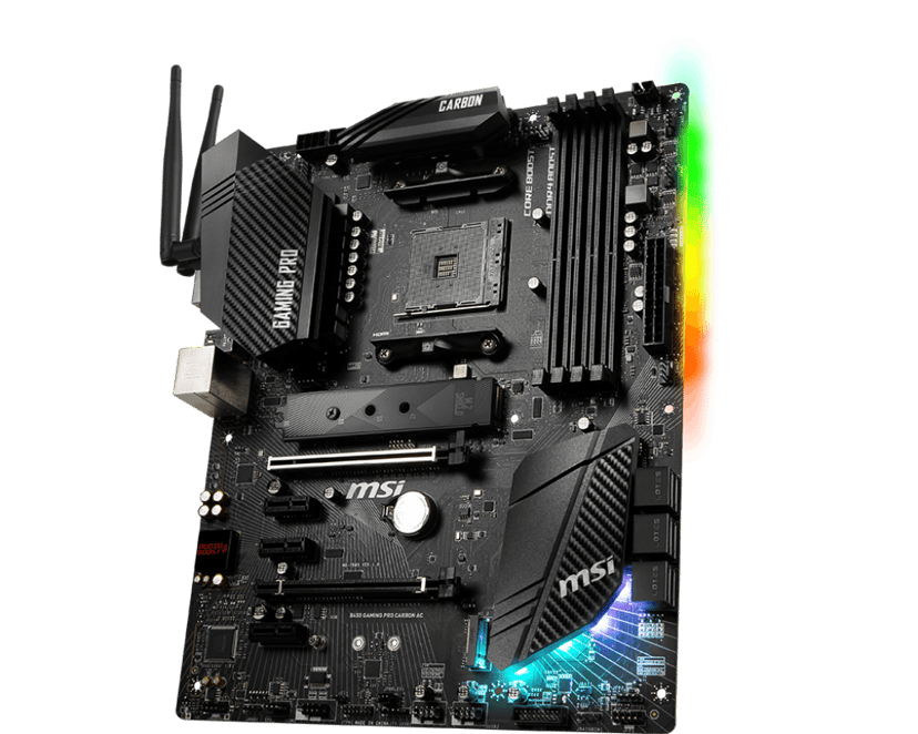 MSI B450 Gaming Pro Carbon AC AM4 ATX Moderkort