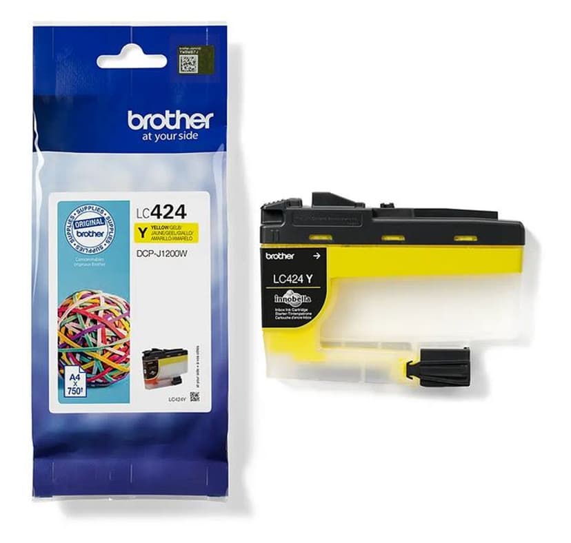 Brother Muste Keltainen 750 Sivua LC-424Y