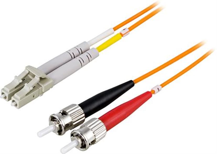 Deltaco Fiberoptisk kabel 2m LC st OM1
