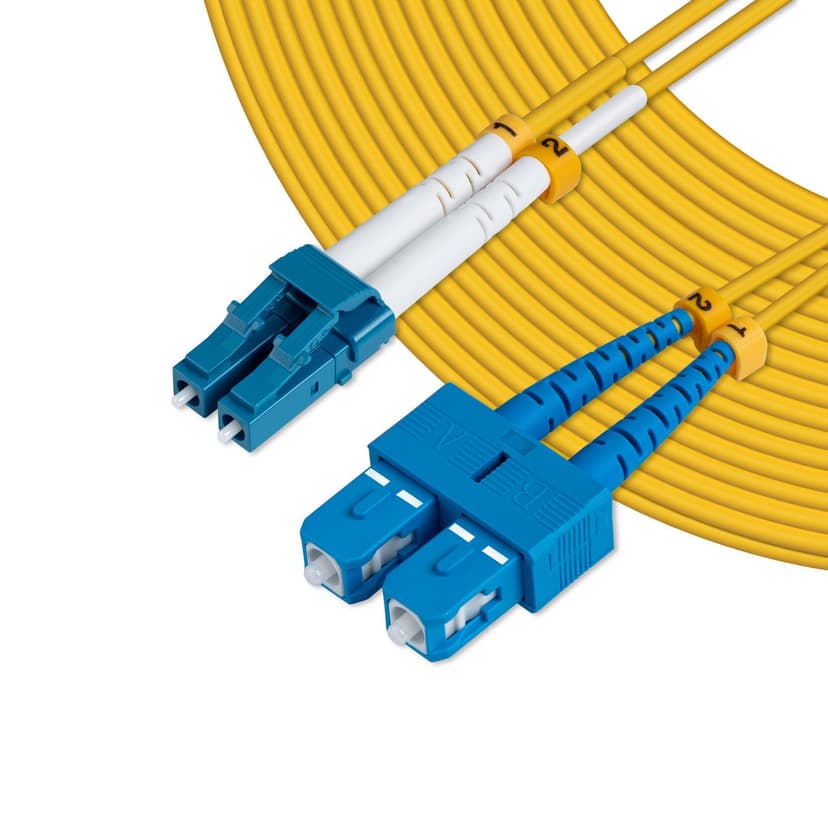 Microconnect Fiberoptisk kabel 1m LC SC OS2